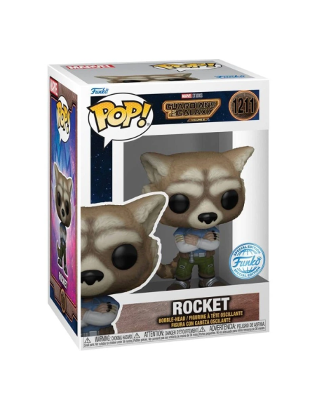Figura Funko Pop! Rocks Guardianes de la Galaxia Rocket Modelo 1211 | 67514
