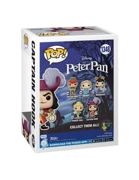 Figura Funko Pop! Peter Pan Capitán Hook Garfio Modelo 1348 | 70695
