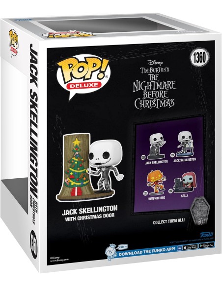 Figura Funko Pop! Pesadilla Antes de Navidad Jack en Puerta Árbol de Navidad Modelo 1360 | 72310
