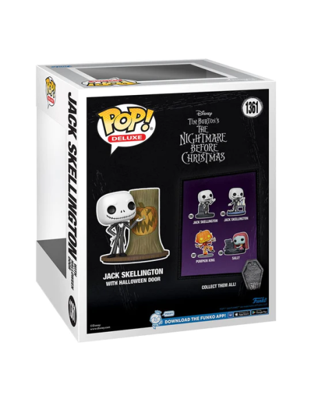 Figura Funko Pop! Pesadilla Antes de Navidad Jack en Puerta de Halloween Modelo 1361 | 72311