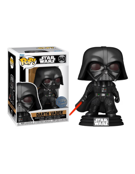Figura Funko Pop! Star Wars Darth Vader Modelo 543 | 64901 Edición Especial de Funko