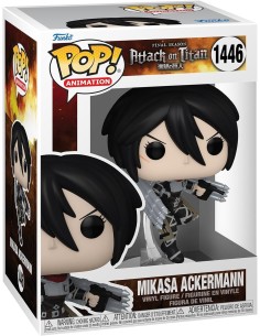 Figura Funko Pop! Animación Ataque de los Titanes Mikasa... 2