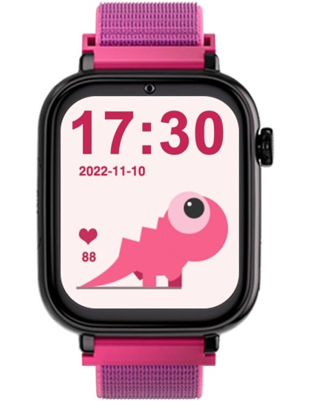 Reloj SaveFamily Smartwatch Modelo Savewatch Color Blanco Frambuesa para Niños