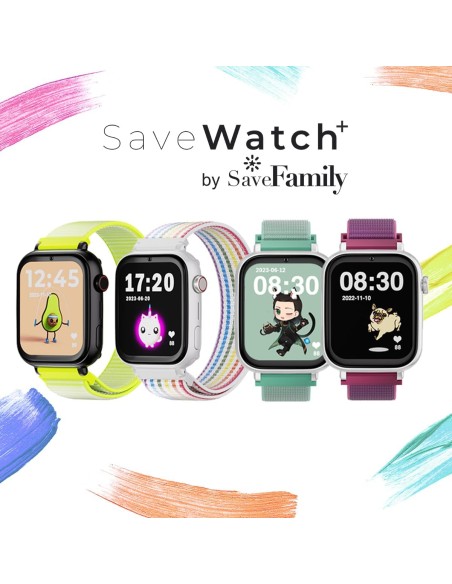 Reloj SaveFamily Smartwatch Modelo Savewatch Color Blanco Océano para Niños