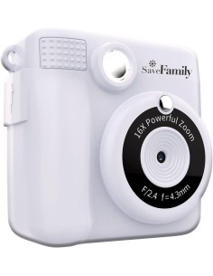 Cámara de Fotos Instantánea Print SaveFamily Color Blanco... 2
