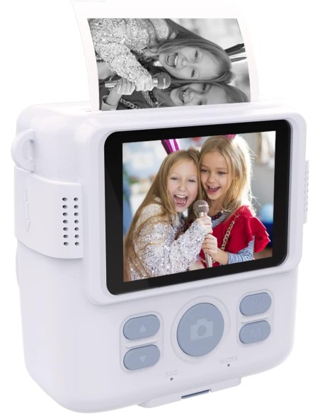 Cámara de Fotos Instantánea Print SaveFamily Color Blanco Para Niños