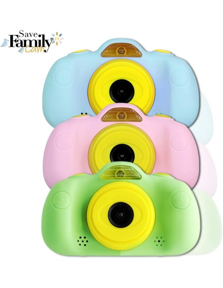 Cámara de Fotos y Vídeo Savefamily Color Verde para Niños