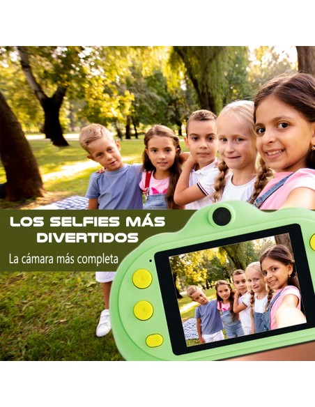 Cámara de Fotos y Vídeo Savefamily Color Verde para Niños