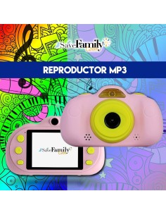 Cámara de Fotos y Vídeo Savefamily Color Rosa para Niños 2