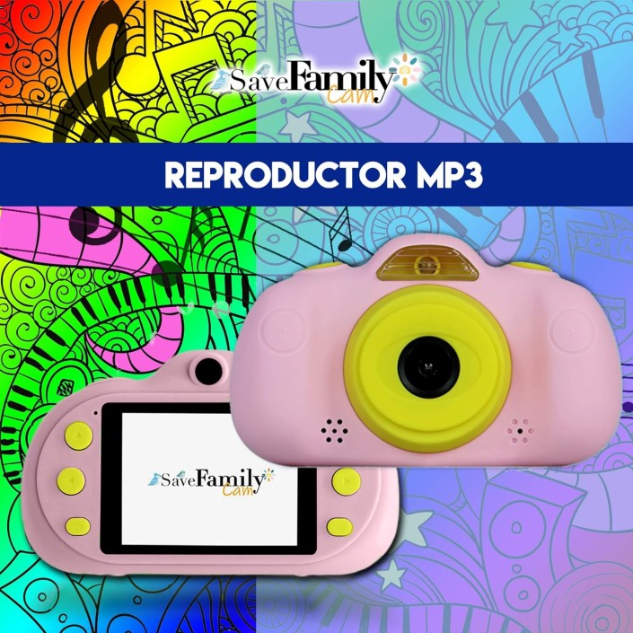 Cámara de Fotos y Vídeo Savefamily Color Rosa...