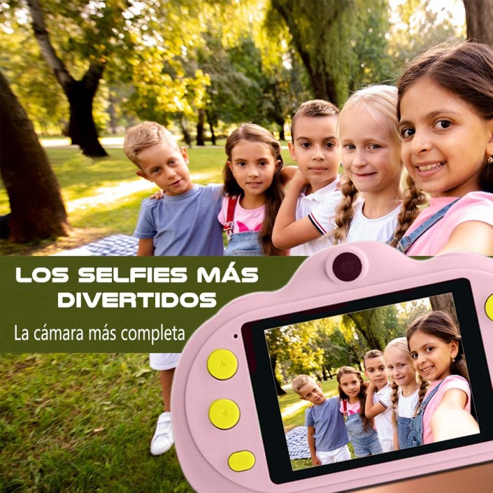 Cámara de Fotos y Vídeo Savefamily Color Rosa...