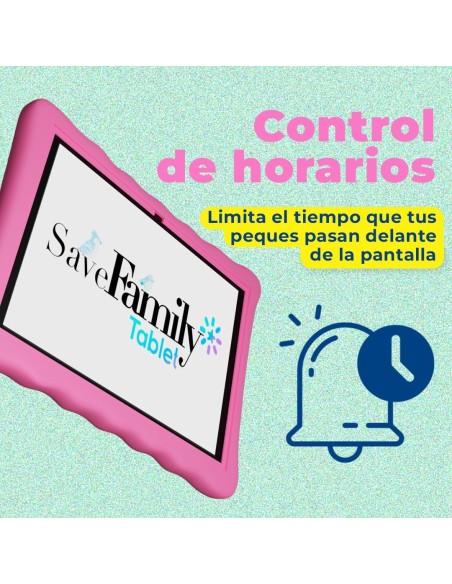 Tablet Evolution  SaveFamily Infantil | Juvenil 10" Color Azul