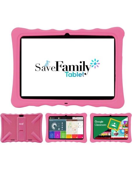 Tablet Evolution  SaveFamily Infantil | Juvenil 10" Color Rosa