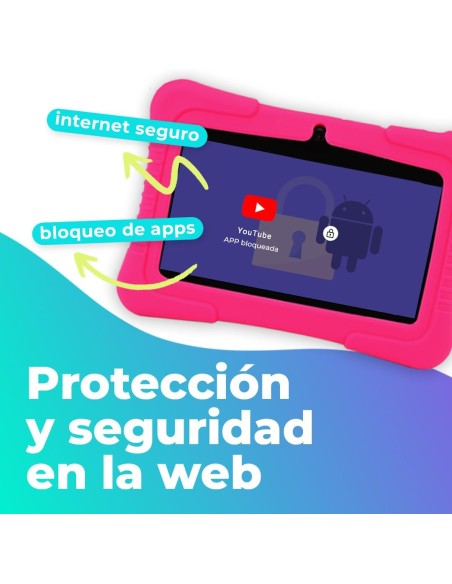 Tablet Kids SaveFamily 7" Para Niños Color Rosa