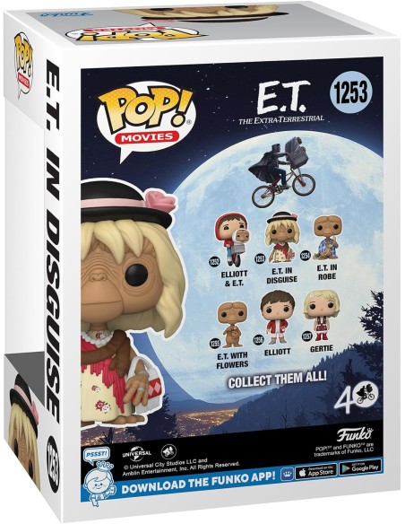 Figura Funko Pop! Peliculas ET Disfrazado Modelo 1253| 47529