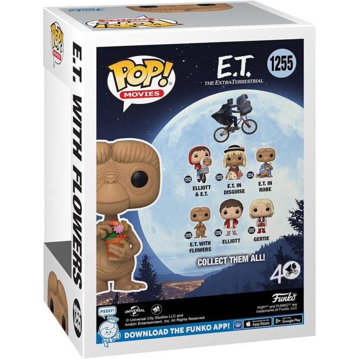 Figura Funko Pop! Peliculas ET con Flores...