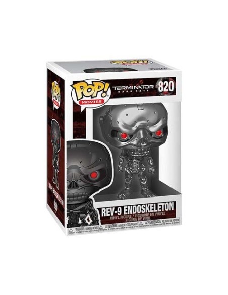 Figura Funko Pop! Peliculas Terminator Endoesqueleto REV-9 Modelo 820 | 43503