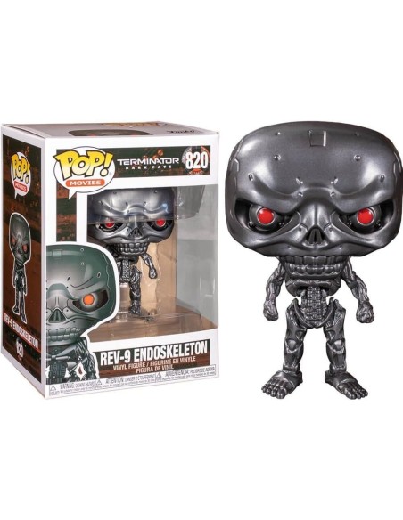 Figura Funko Pop! Peliculas Terminator Endoesqueleto REV-9 Modelo 820 | 43503
