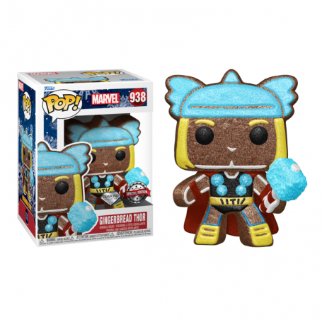 Figura Funko Pop! Marvel Thor como Galleta de Jengibre Modelo 938 | 58235 Edición Especial | Caja Dañada Outlet