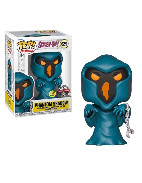 Figura Funko Pop! Películas Scooby Doo Phantom Shadow Modelo 629 | 60159 Edición Especial Brilla en la Oscuridad