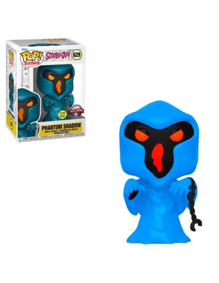Figura Funko Pop! Películas Scooby Doo Phantom Shadow Modelo 629 | 60159 Edición Especial Brilla en la Oscuridad