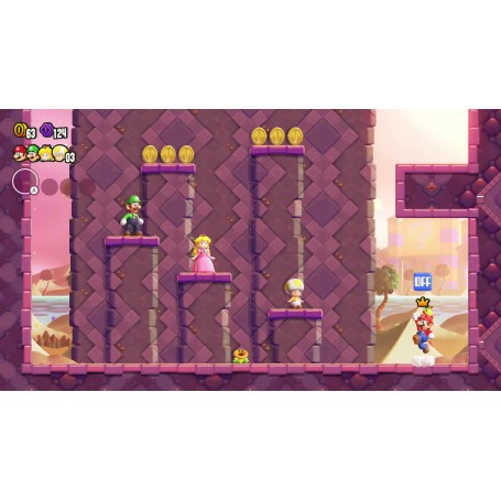 Juego Super Mario Bros. Wonder para Nintendo Switch Caja Dañada