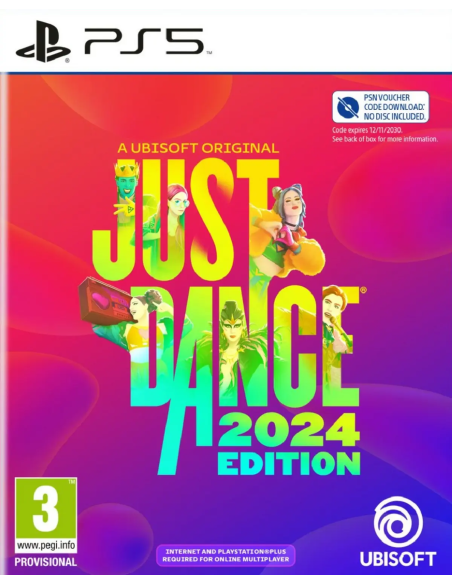 Juego Just Dance 2024 Código de Descarga para Playstation 5 | PS5