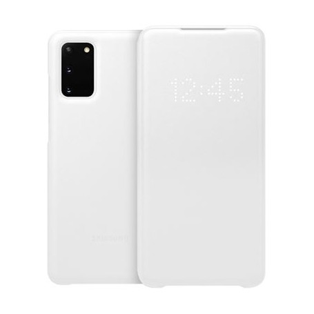 Funda Samsung Smart Led View Para Galaxy S20 Blanco Modelo EF-NG980PW Nuevo