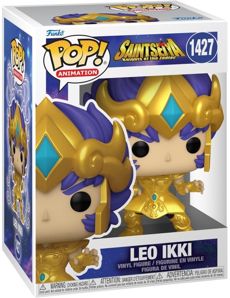 Figura Funko Pop! Animación Saint Seiya Caballeros del Zodiaco Leo Ikki Modelo 1427 | 72059