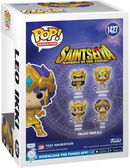 Figura Funko Pop! Animación Saint Seiya Caballeros del Zodiaco Leo Ikki Modelo 1427 | 72059