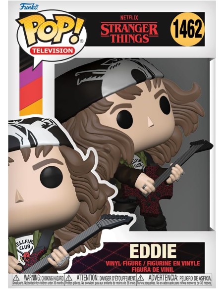 Figura Funko Pop! Televisión Stranger Things Eddie con Guitarra Modelo 1462 | 72138