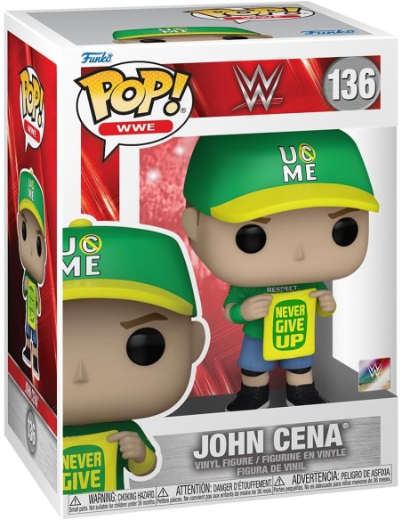 Figura Funko Pop! WWE T20 John Cena Never Give Up Modelo 136 | 72284