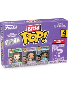 Pack de 4 Funko Bitty Pop! Disney Princesas Bella Modelo...
