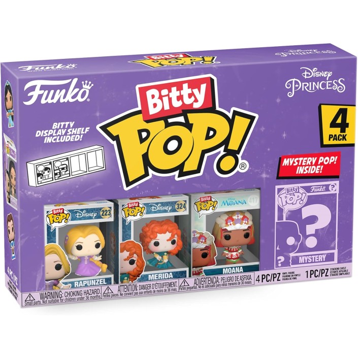 Pack de 4 Funko Bitty Pop! Disney Princesas...