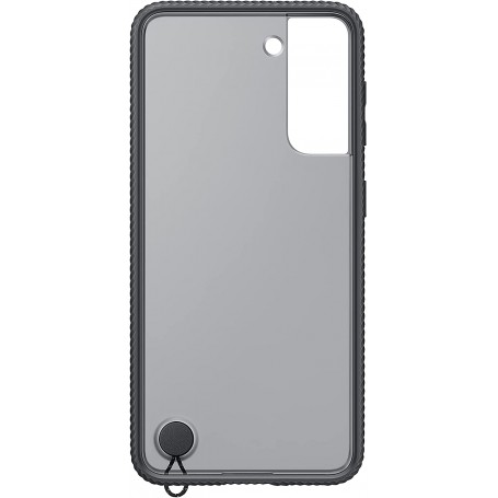 Funda Clear Cover para Samsung Galaxy S21 Transparente Negra con Borde Negro Modelo EF-GG991CB | Estado Como Nuevo | Outlet