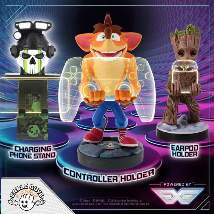 Soporte Cable Guys de Crash Bandicoot Quantum