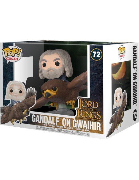 Figura Funko Pop! Rides El Señor de los Anillos Gandalf sobre Gwaihir Modelo 72 | 40869