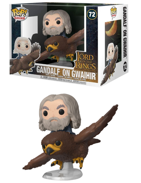 Figura Funko Pop! Rides El Señor de los Anillos Gandalf sobre Gwaihir Modelo 72 | 40869