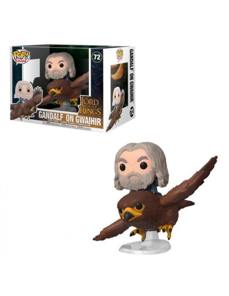Figura Funko Pop! Rides El Señor de los Anillos Gandalf sobre Gwaihir Modelo 72 | 40869