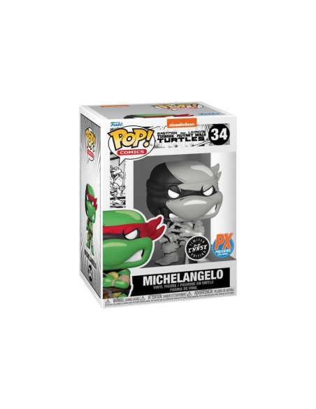 Figura Funko Pop! Nickelodeon Comic Teenage Mutant Ninja Turtles Michelangelo Modelo 34 | 60653 Edición Chase