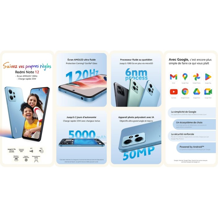 Xiaomi Redmi Note 12 de 6.6" 128Gb | 4Gb Ram |...