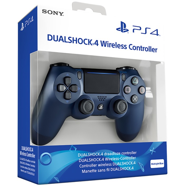 Mando Sony Dualshock 4 V2 Color Azul Medianoche...