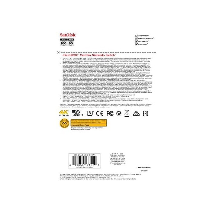 Tarjeta Micro SDXC SanDisk 128Gb para Nintendo...