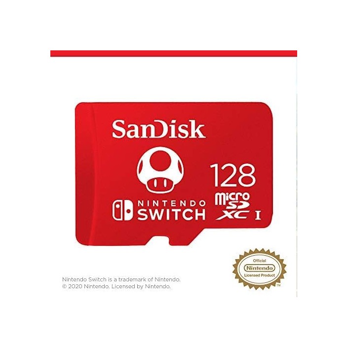 Tarjeta Micro SDXC SanDisk 128Gb para Nintendo...