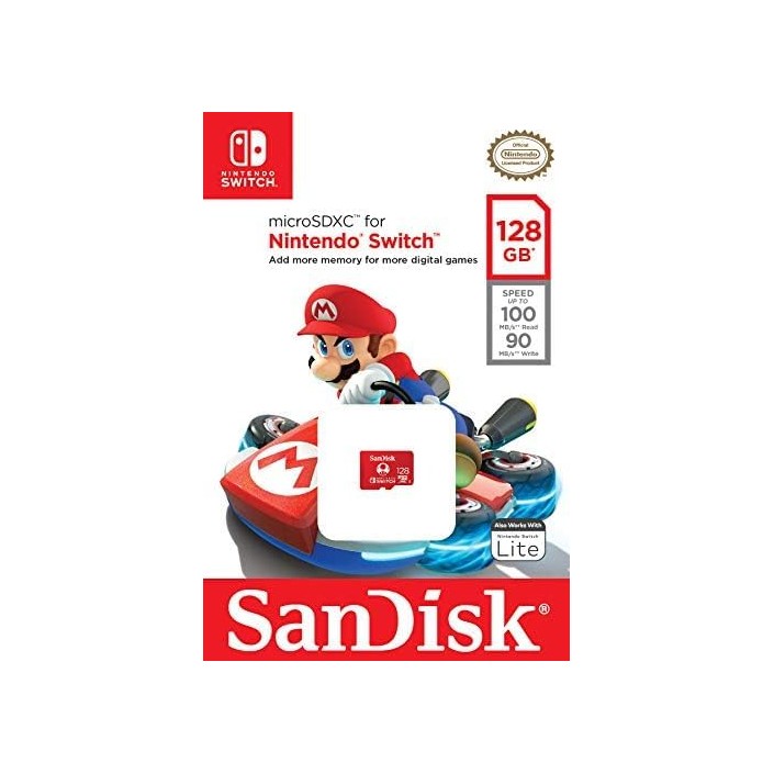 Tarjeta Micro SDXC SanDisk 128Gb para Nintendo...