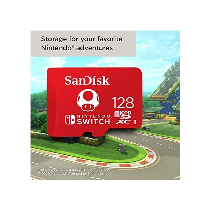 Tarjeta Micro SDXC SanDisk 128Gb para Nintendo...