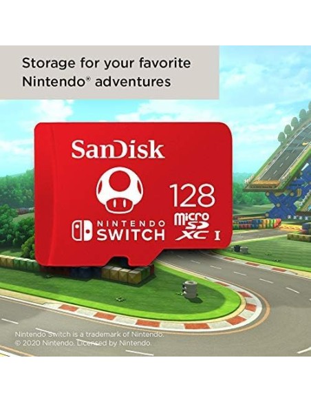 Tarjeta Micro SDXC SanDisk 128Gb para Nintendo Switch