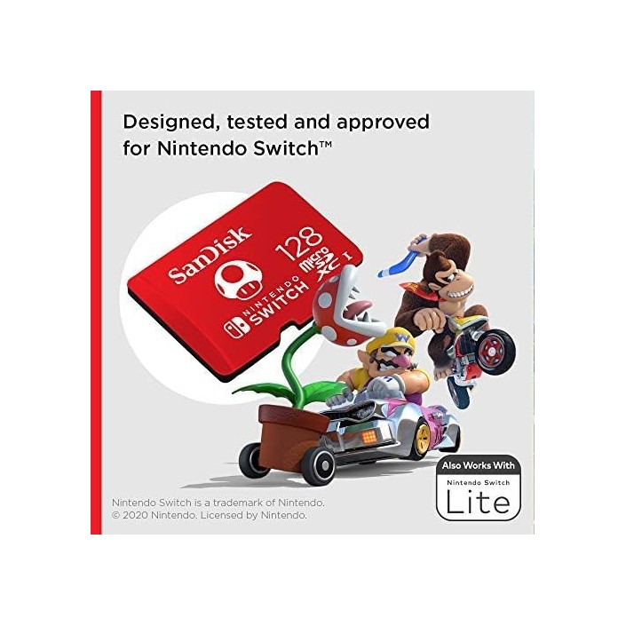 Tarjeta Micro SDXC SanDisk 128Gb para Nintendo...