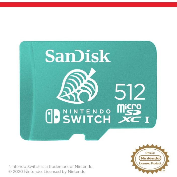 Tarjeta Micro SDXC SanDisk 512Gb para Nintendo...