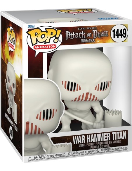 Figura Funko Pop! Animación El Ataque de los Titanes War Hammer Titan Modelo 1449 | 67933